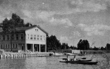 Okres międzwojenny, przystań Germania z restauracją 