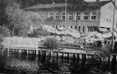 Okres międzwojenny, przystań Germania z restauracją 