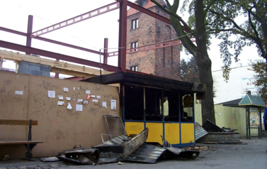 Rok 2000, pożar kolektury Toto przy dawnej pralni chemicznej