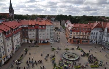 Widok z wieży ratusza, początek XXI wieku