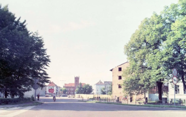 Widok na Plac Wolności od strony południowej, lata 80. XX wieku