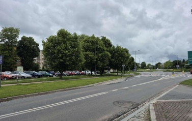 Te same okolice ulicy Lipowej wsp&oacute;łcześnie 