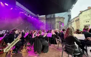 Koncert 80-ciu muzyk&oacute;w z Polski i Niemiec 3