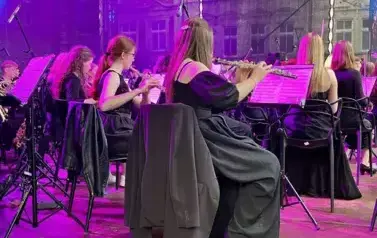 Koncert 80-ciu muzyk&oacute;w z Polski i Niemiec 4