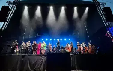 Koncert 80-ciu muzyk&oacute;w z Polski i Niemiec 11