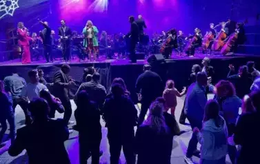 Koncert 80-ciu muzyk&oacute;w z Polski i Niemiec 15