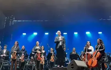 Koncert 80-ciu muzyk&oacute;w z Polski i Niemiec 23