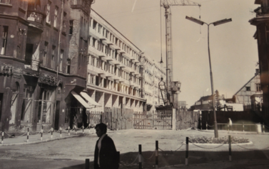 Budowa bloku przy Żukowa, lata 70. XX wieku