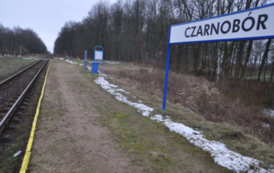 Wsp&oacute;łczesne zdjęcie przystanku kolejowego Czarnob&oacute;r
