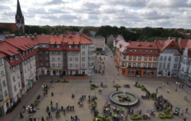 Widok z wieży ratusza, początek XXI wieku