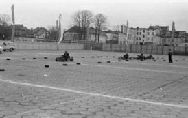 Plac Nowotki, zawody gokart&oacute;w