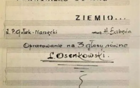 Rękopis hejnału Szczecinka 