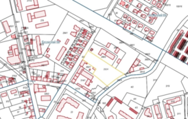 Plan działki przy ulicy Kaszubskiej