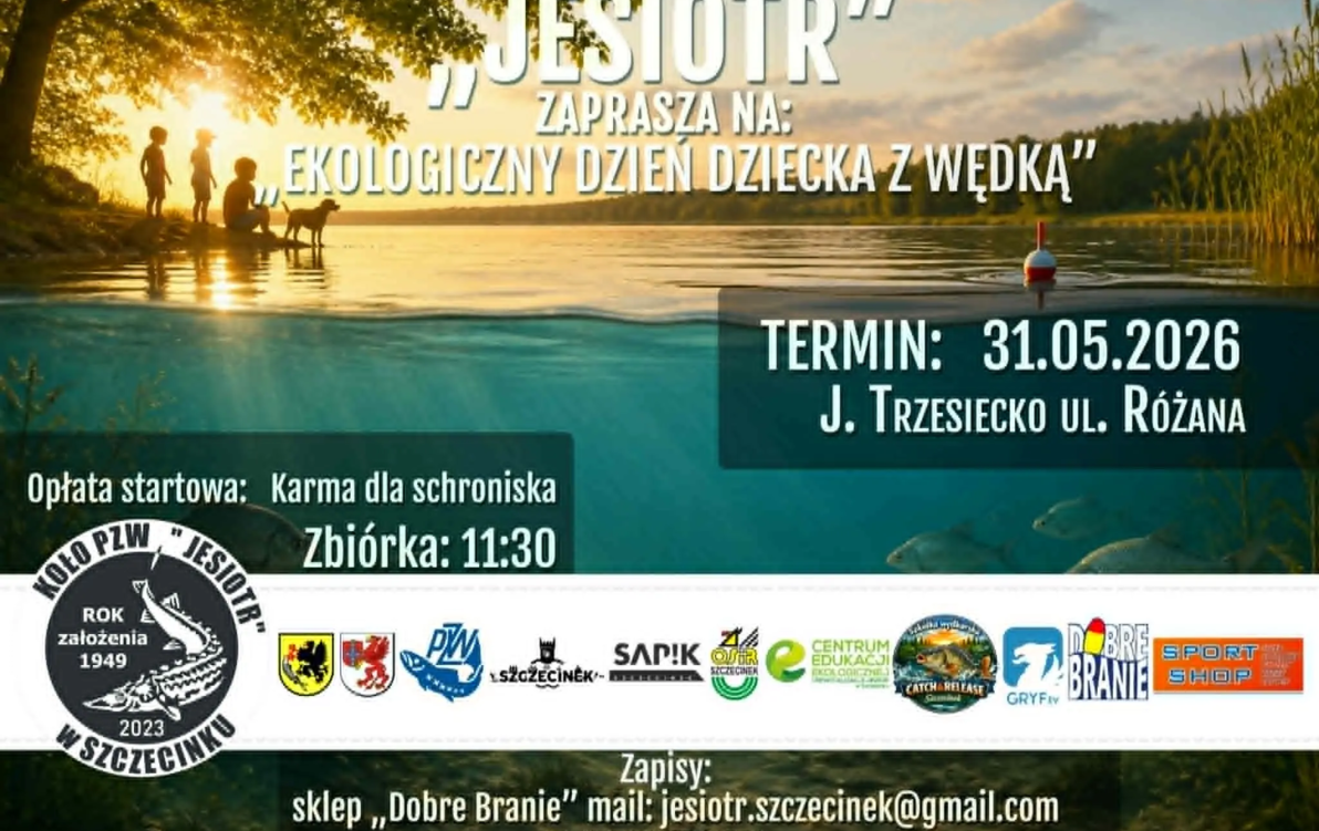 Zdjęcie do Zawody wędkarskie dla dzieci. Pomogą schronisku dla zwierząt 