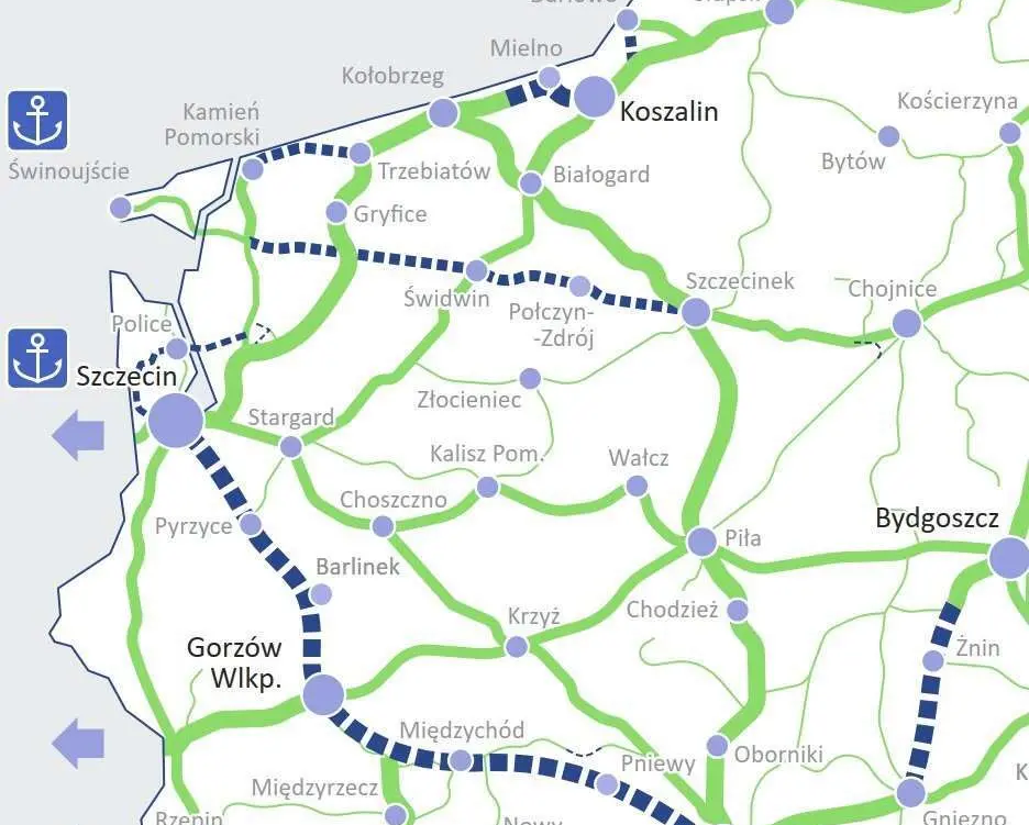 Zdjęcie do Szczecinek na trasie jednej z najważniejszych nowych linii kolejowych w regionie
