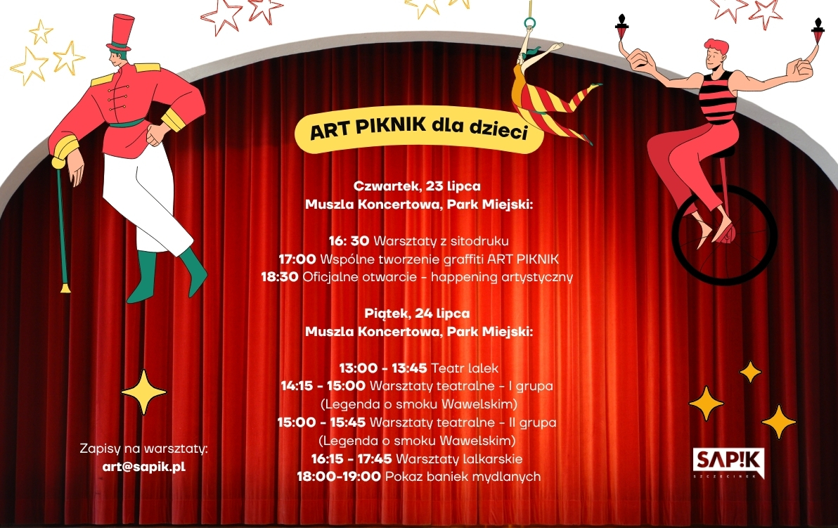 Zdjęcie do Art Piknik Festival rusza już dziś. Przed nami dzień pełen sztuki, filmu i rodzinnych atrakcji
