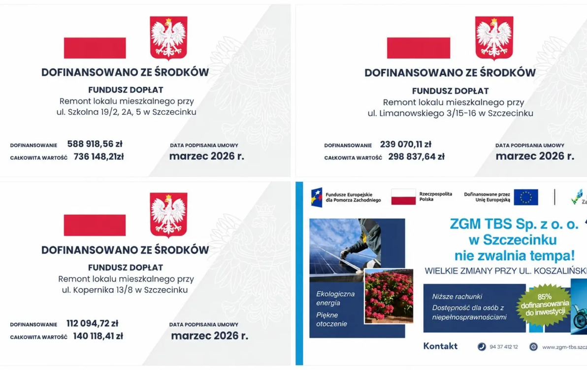 Zdjęcie do ZGM TBS pozyskuje dotacje na remonty i modernizacje mieszkań 