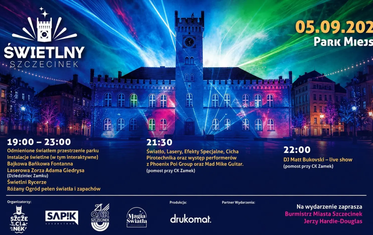 Zdjęcie do Park znowu rozbłyśnie feerią barw. Zapraszamy na Festiwal Światła 
