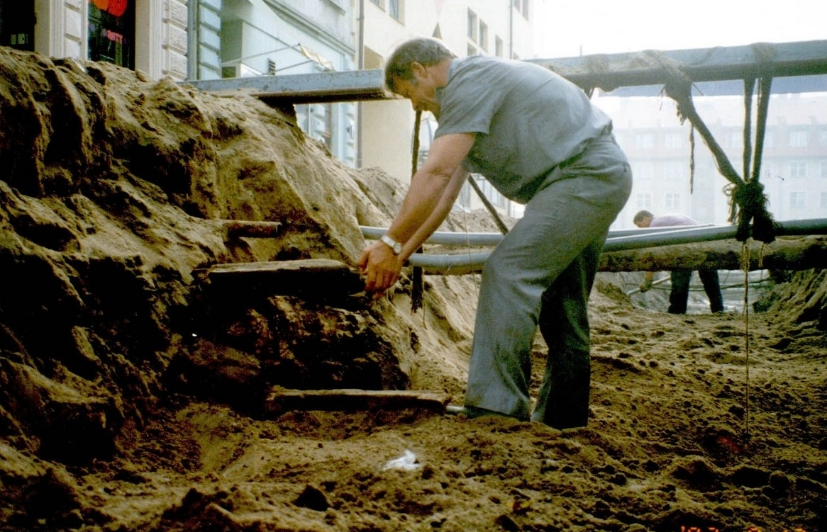 Zdjęcie do Tajemnicze odkrycie pod szczecineckim deptakiem