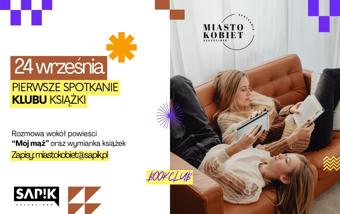 Zdjęcie do Miasto Kobiet zaprasza do Klubu Książki. Pierwsze spotkanie już 24 września