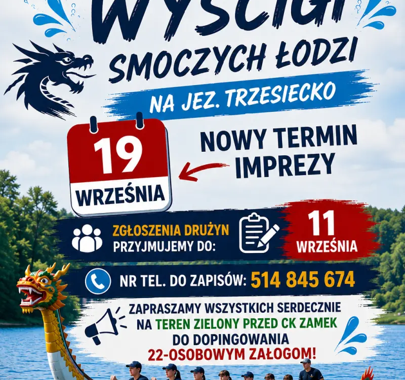 Zdjęcie do Wyścigi smoczych łodzi, można się jeszcze zapisać 