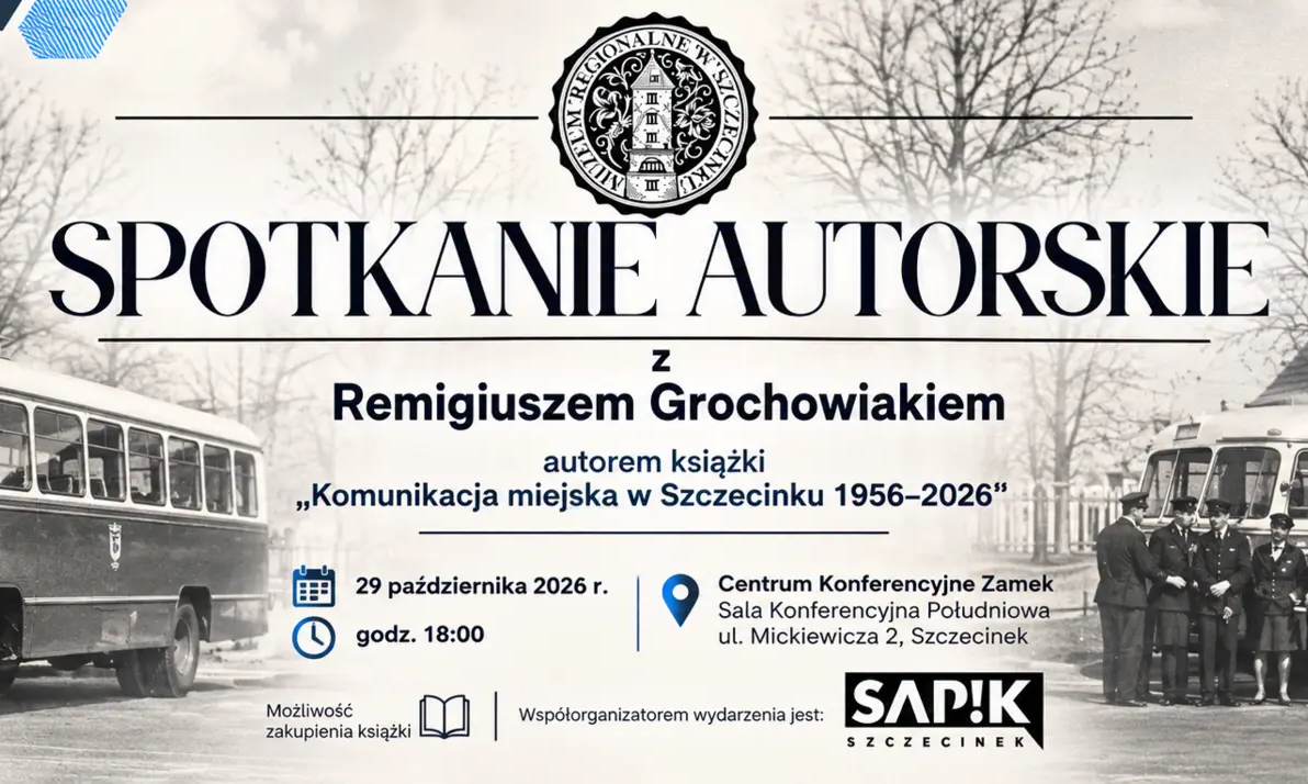 Zdjęcie do 70 lat komunikacji miejskiej w Szczecinku &ndash; spotkanie z Remigiuszem Grochowiakiem