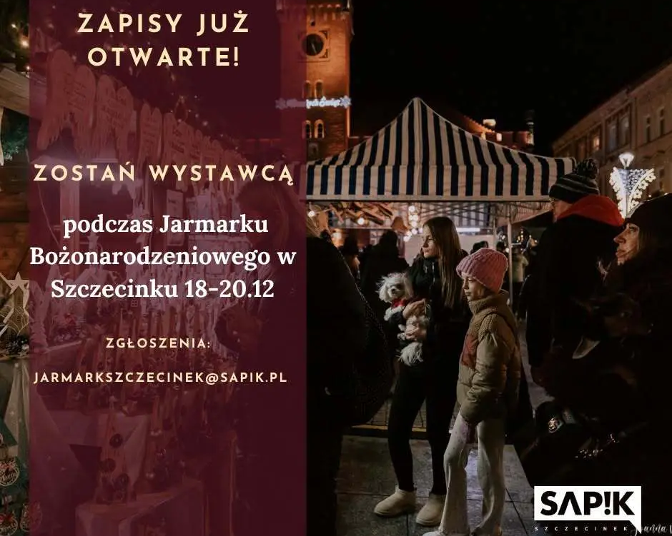 Zdjęcie do Ruszyły zapisy dla wystawc&oacute;w na Jarmark Bożonarodzeniowy w Szczecinku