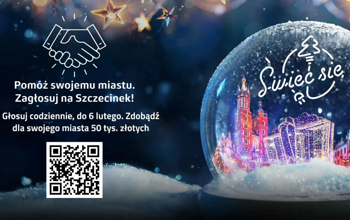 Zdjęcie do Szczecinek walczy o miano Świetlnej Stolicy Polski! Ruszyło głosowanie