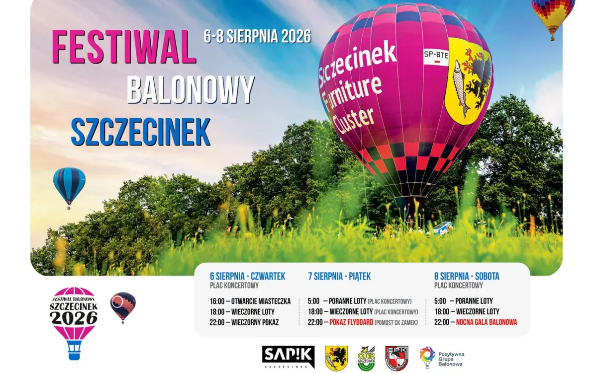 Zdjęcie do Barwne widowisko nad Szczecinkiem!