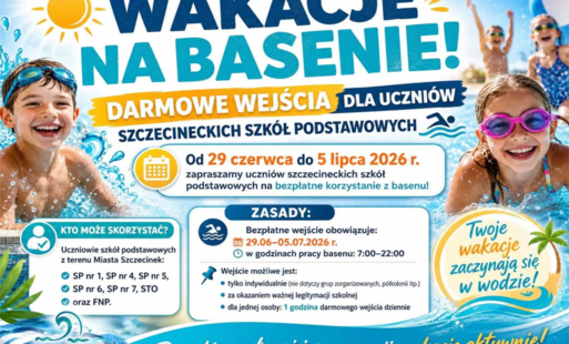 Zdjęcie do Basen dla uczni&oacute;w ze szczecineckich podstaw&oacute;wek za darmo 