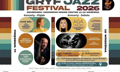 Zdjęcie do Gryf Jazz Festival startuje od dziś (8 września). Jam session, projekcje i koncerty