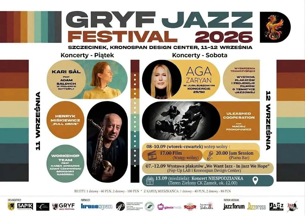 Zdjęcie do Gryf Jazz Festival startuje od dziś (8 września). Jam session...