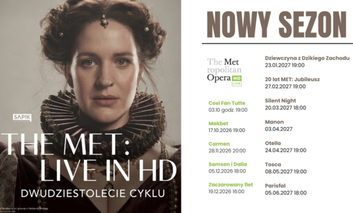 Zdjęcie do Rusza kolejny sezon Metropolitan Opera. Transmisje na żywo w Szczecinku