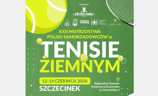 Zdjęcie do Szczecinek gospodarzem XXII Mistrzostw Polski Samorządowc&oacute;w w Tenisie Ziemnym