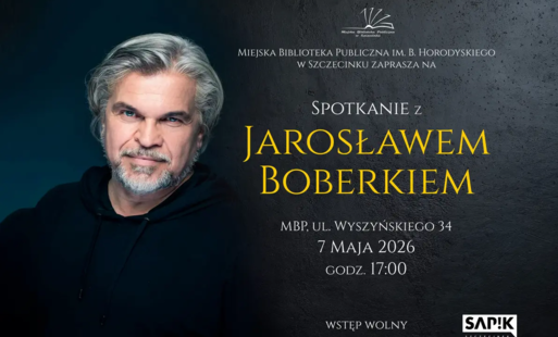 Zdjęcie do Jarosław Boberek w Szczecinku. Spotkanie w bibliotece 