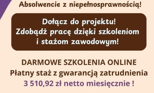 Zdjęcie do Rekrutacja do projektu "Dyplom i co dalej?". Ważne dla student&oacute;w i absolwent&oacute;w z niepełnosprawnościami