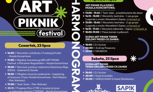 Zdjęcie do Święto sztuki i muzyki nad jeziorem Trzesiecko &ndash; nadchodzi 13. edycja kultowego Art Piknik Festival w Szczecinku