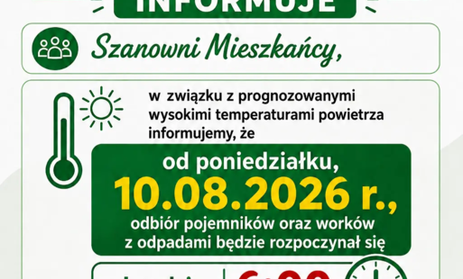 Zdjęcie do Zmiana godzin wywozu odpad&oacute;w
