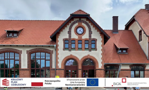 Zdjęcie do 7,3 mln zł z KPO na refinansowanie rewitalizacji zabytkowego dworca PKP w Szczecinku