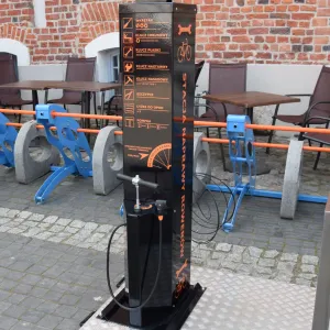 Podobne rowerowe stacje naprawcze pojawią się wkrótce w Szczecinku