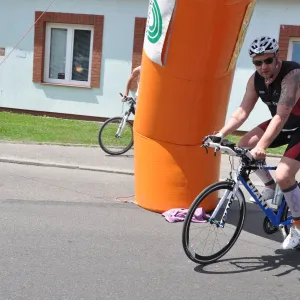 W Szczecinku w triathlonie brał udział m.in. Tomasz Karolak, znany aktor