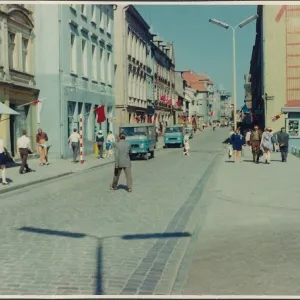 Fot. Muzeum Regionalne 9 Maja (dziś Bartoszewskiego), lata 60. widok w kierunku ówczesnej ulicy Żukowa (dziś Wyszyńskiego)