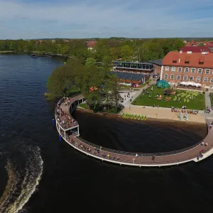 Teren rekreacyjny przy szczecineckim zamku - arena sobotniego (5 lipca) Święta Wody