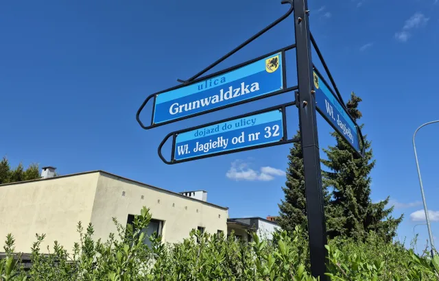 Skrzyżowanie ulicy Grunwaldzkiej z Jagiełły