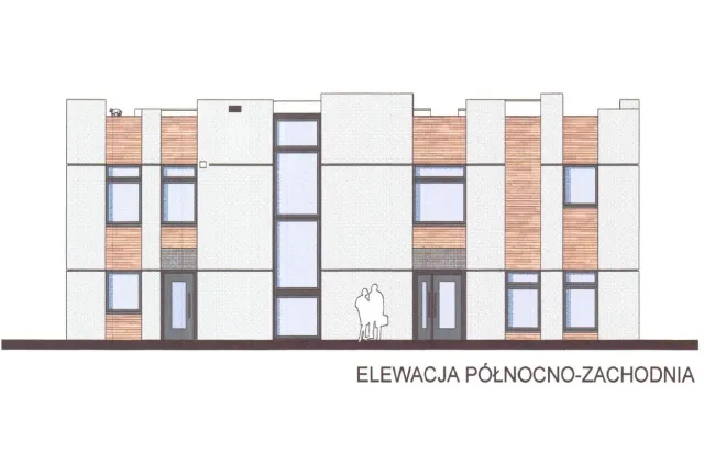 Wizualizacja Centrum Opiekuńczo-Mieszkalnego