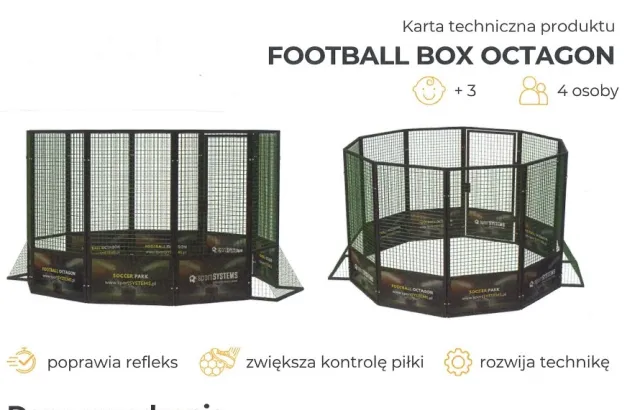 Tak wygląda piłkarski octagon 