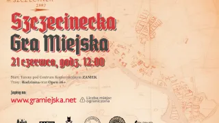Plakat gry miejskiej 