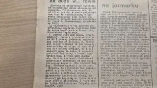 Głos Pomorza z lata 1981 wydrukowany w czasie strajku drukarzy 