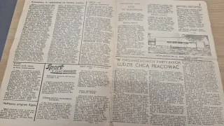 Głos Pomorza z lata 1981 wydrukowany w czasie strajku drukarzy 