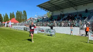 Francuscy biegacze na biegu Osińskiego